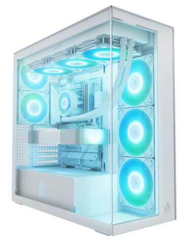 ARCTIC Xtender White (Clear Glass) Midi Tower Wit