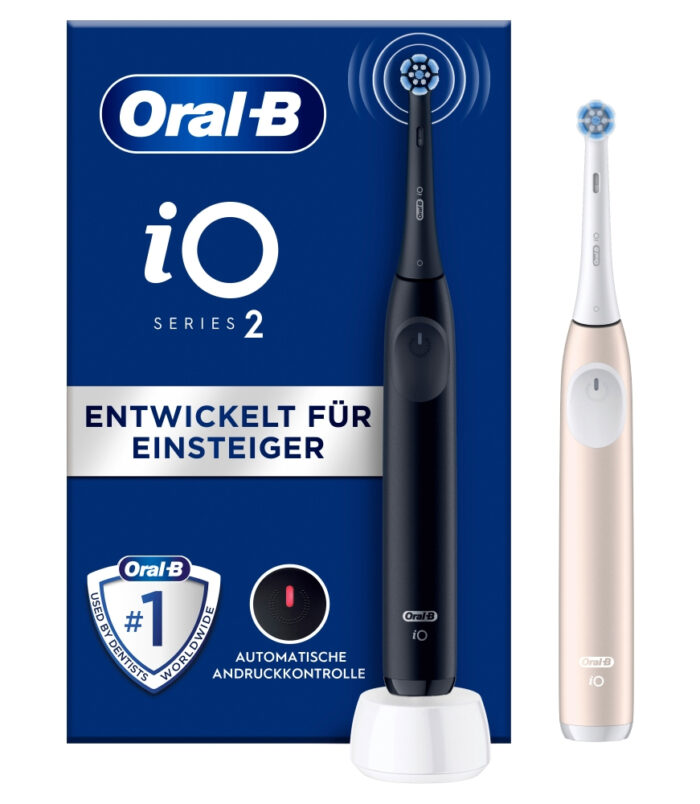 Oral-B iO Series 2 Volwassene Vibrerende tandenborstel Zwart, Roze