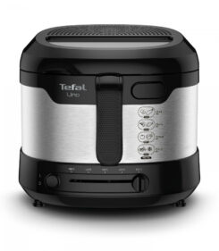 Tefal Uno FF215D Enkel 1,8 l Vrijstaand 1600 W Frituurpan Zwart, Roestvrijstaal