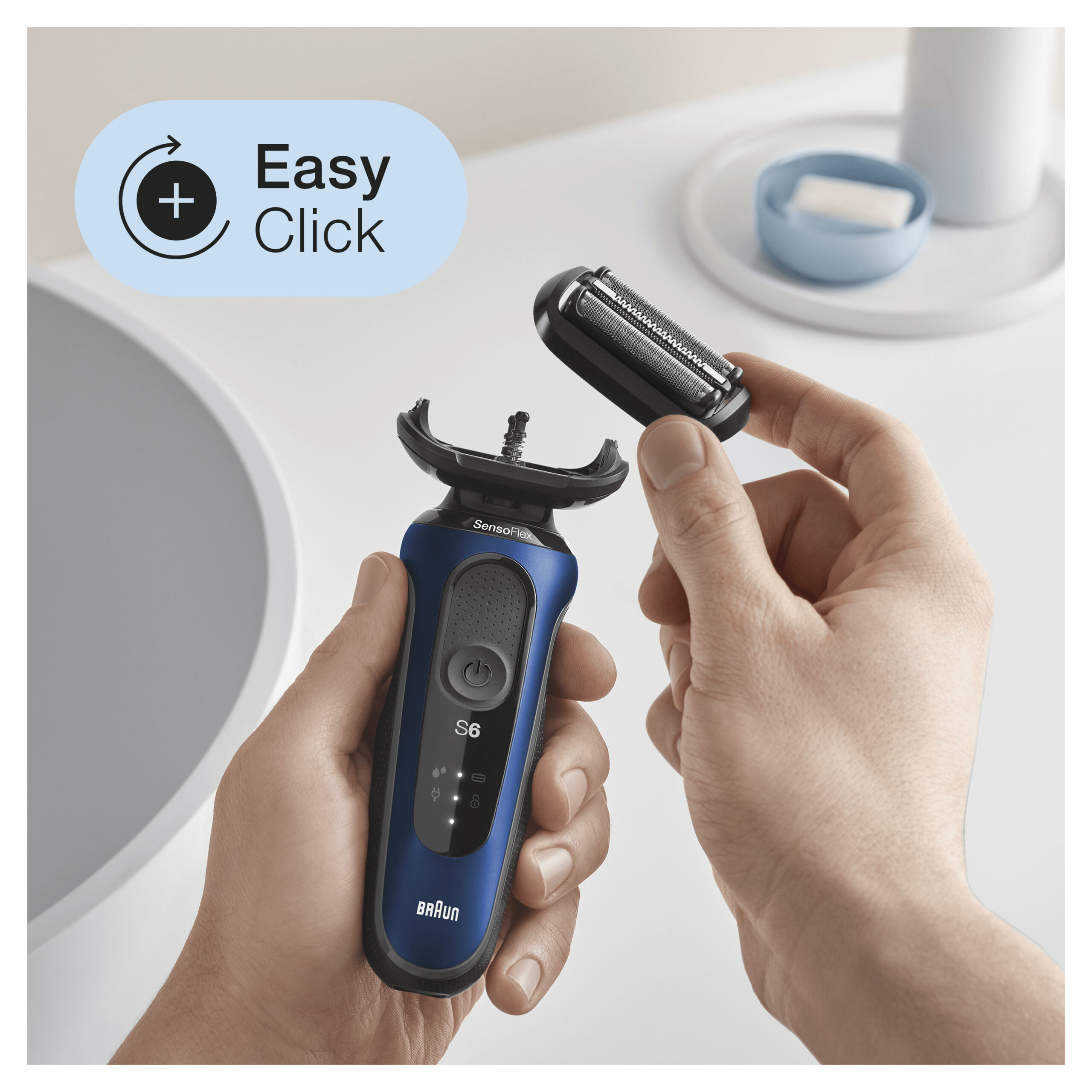 Braun Series 5 en 6 53B Elektrisch Scheerapparaat Vervangingskop - Zwart - Afbeelding 6