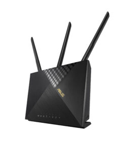 ASUS 4G-AX56 draadloze router Gigabit Ethernet Dual-band (2.4 GHz / 5 GHz) Zwart