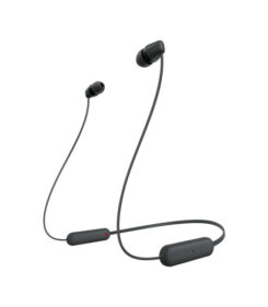 Sony WI-C100 Headset Draadloos In-ear Oproepen/muziek Bluetooth Zwart