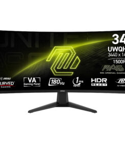 MSI MAG 346CQ computer monitor 86,4 cm (34") 3440 x 1440 Pixels UltraWide Dual Quad HD LCD Zwart