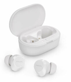 Philips TAT1209WT/00 hoofdtelefoon/headset True Wireless Stereo (TWS) In-ear Oproepen/muziek Bluetooth Wit