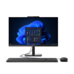 Lenovo V100 Intel® N N100 60,5 cm (23.8") 1920 x 1080 Pixels Alles-in-één-pc 8 GB DDR4-SDRAM 256 GB SSD Windows 11 Pro Wi-Fi 6 (802.11ax) Zwart