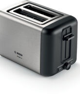 Bosch TAT3P420DE broodrooster 2 snede(n) 970 W Zwart, Zilver