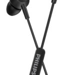 Philips TAE5008BK/00 hoofdtelefoon/headset Bedraad In-ear Oproepen/muziek USB Type-C Zwart