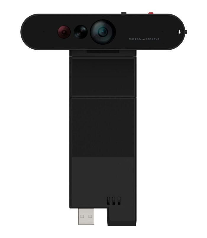 Lenovo ThinkVision MC60 webcam 1920 x 1080 Pixels USB 2.0 Zwart