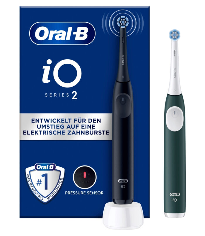 Oral-B iO Series 2 Volwassene Vibrerende tandenborstel Zwart, Groen