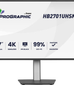 iiyama PROGRAPHIC HB2701UHSNP-B1 computer monitor 68,6 cm (27") 3840 x 2160 Pixels 4K Ultra HD LCD Zwart