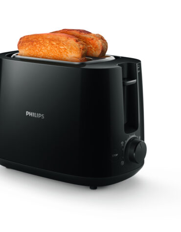 Philips Daily Collection HD2581/90 Broodrooster - 2 sneetjes, brede opening, zwart