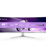 Philips Evnia 8000 49M2C8900/00 computer monitor 124,2 cm (48.9") 5120 x 1440 Pixels Dual QHD QD-OLED Wit