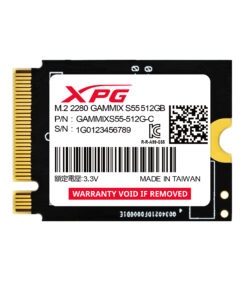 XPG SGAMMIXS55-512G-C internal solid state drive 512 GB M.2 PCI Express 4.0 NVMe 3D NAND