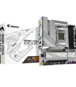 GIGABYTE B650M AORUS ELITE AX ICE moederbord AMD B650 Socket AM5 micro ATX