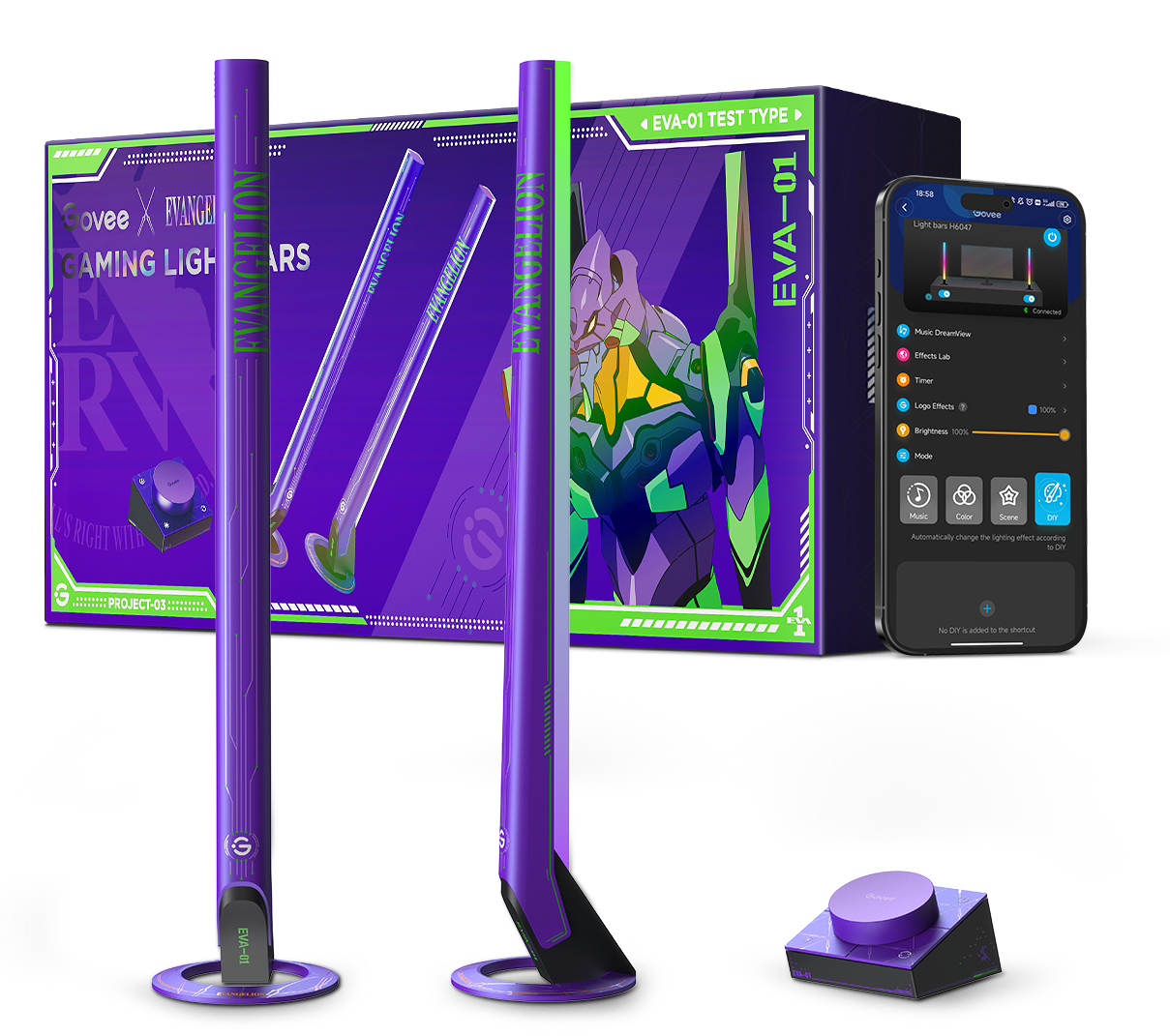 Govee H6047 intelligente verlichting Slimme verlichtingsset Wi-Fi/Bluetooth - Afbeelding 2
