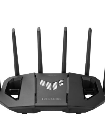 ASUS 90IG0A30-MO9C00 draadloze router 2.5 Gigabit Ethernet Tri-band (2,4 GHz / 5 GHz / 6 GHz) Zwart