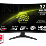MSI MAG 325CQF computer monitor 80 cm (31.5") 2560 x 1440 Pixels Wide Quad HD Zwart