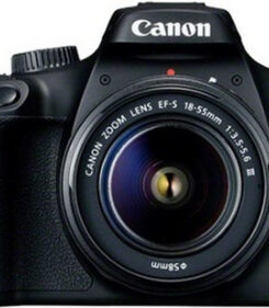 Canon EOS 4000D + EF-S 18-55mm III SLR camerakit 18 MP 5184 x 3456 Pixels Zwart
