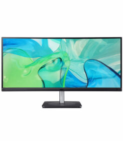 Acer CB343CUR computer monitor 86,4 cm (34") 3440 x 1440 Pixels UltraWide Quad HD LED Zwart, Zilver