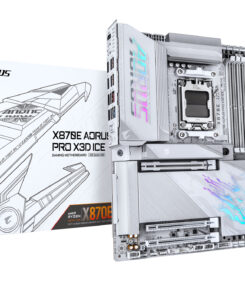 GIGABYTE X870E AORUS PRO X3D ICE AMD X870E Socket AM5 ATX