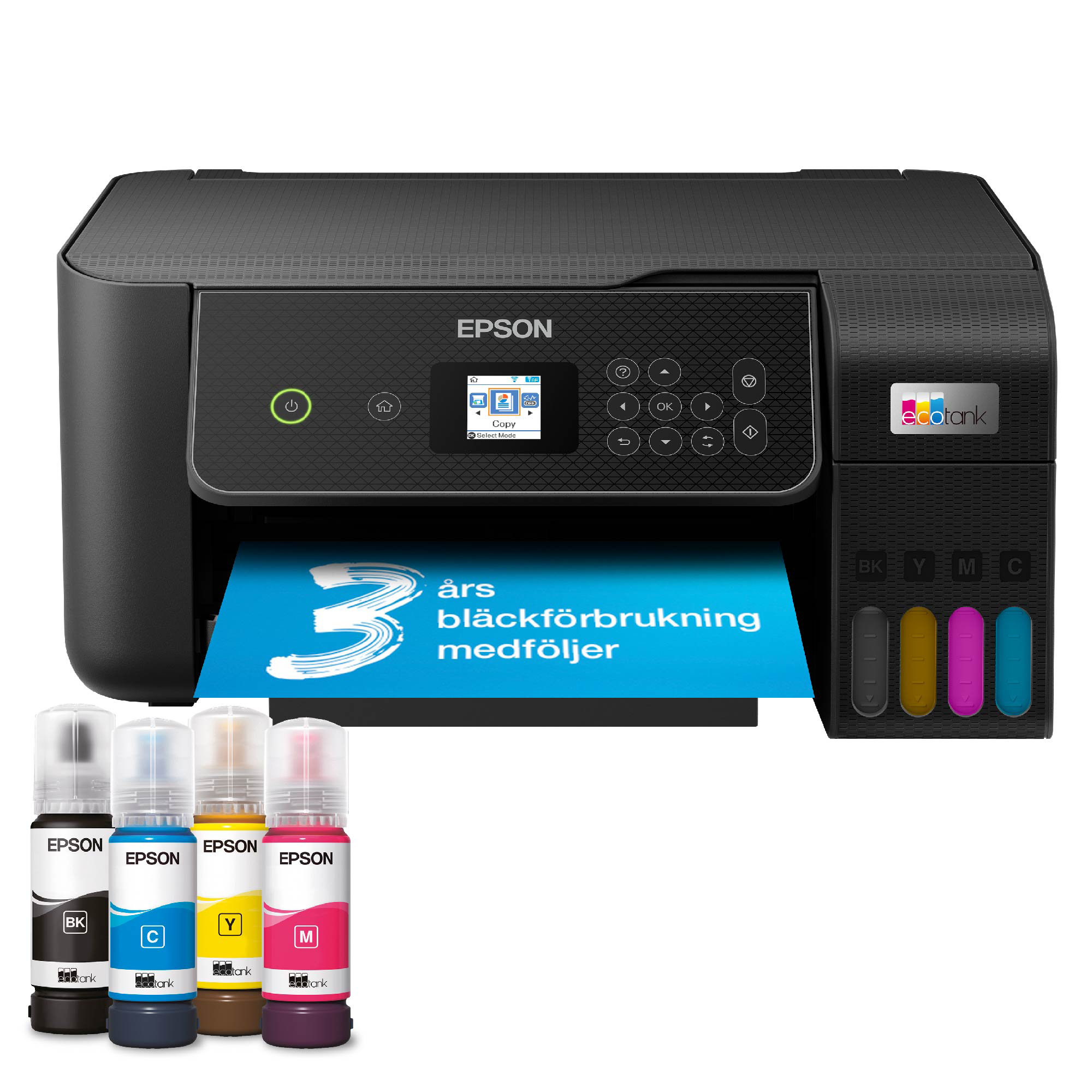 Epson EcoTank ET-2871 A4 multifunctionele Wi-Fi-printer met inkttank, inclusief tot 3 jaar inkt