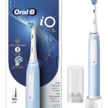 Oral-B Braun iO Series 3N Volwassene Vibrerende tandenborstel Lichtblauw, Wit