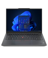 Lenovo ThinkPad E14 Gen 5 (AMD) AMD Ryzen™ 5 7430U Laptop 35,6 cm (14") WUXGA 8 GB DDR4-SDRAM 256 GB SSD Wi-Fi 6 (802.11ax) Windows 11 Pro Scandinavisch Zwart