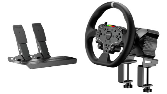 Moza Racing RS074 game controller Zwart Bluetooth/USB Stuurwiel + pedalen Digitaal PC