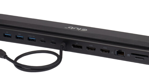 CLUB3D CSV-2541 laptop dock & poortreplicator Docking USB 3.2 Gen 1 (3.1 Gen 1) Type-C Zwart