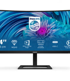 Philips E Line 346E2CUAE/00 computer monitor 86,4 cm (34") 3440 x 1440 Pixels Wide Quad HD+ LCD Zwart