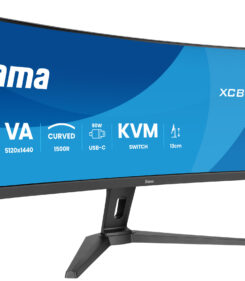 iiyama G-MASTER 45"LCD Curved Bus. UWQHD computer monitor 113 cm (44.5") 5120 x 1440 Pixels Dual QHD LED Zwart