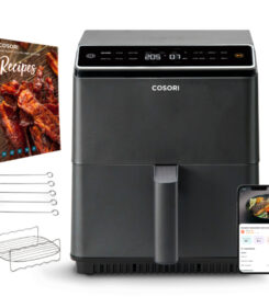 Cosori Dual Blaze Enkel 6,4 l Vrijstaand 1750 W Heteluchtfriteuse Zwart