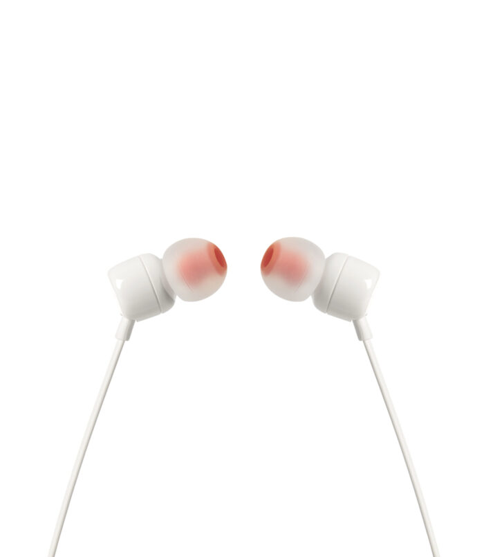 JBL Tune 110 Headset Bedraad In-ear Muziek Wit