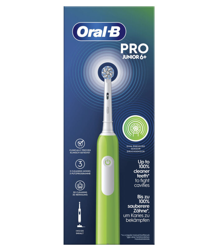 Oral-B Junior 8006540743027 elektrische tandenborstel Kind Roterende tandenborstel Groen