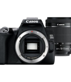 Canon EOS 250D + EF-S 18-55mm f/3.5-5.6 III SLR camerakit 24,1 MP CMOS 6000 x 4000 Pixels Zwart