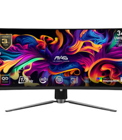 MSI MAG 341CQP QD-OLED computer monitor 86,4 cm (34") 3440 x 1440 Pixels UltraWide Quad HD Zwart