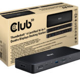 CLUB3D Thunderbolt 4 16-in-1 Quadra(4) Displays Dockingstation