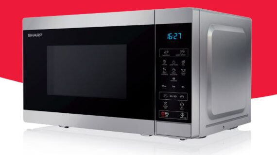 Sharp YC-MS02E-S magnetron Zilver Solo-magnetron Aanrecht 20 l 800 W