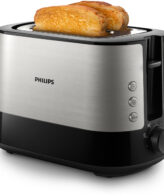 Philips Viva Collection HD2635/90 broodrooster 7 2 snede(n) Zwart, Titanium