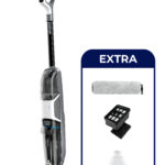 Bissell CrossWave HF3 Cordless Pro Verticale stofzuiger Batterij/Accu Droog en nat Zakloos 0 l 200 W Zwart, Zilver