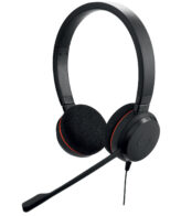 Jabra Evolve 20 Headset Bedraad Hoofdband Kantoor/callcenter USB Type-C / USB Type-A Zwart