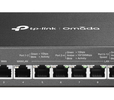 TP-Link Omada ER7212PC bedrade router Gigabit Ethernet Zwart