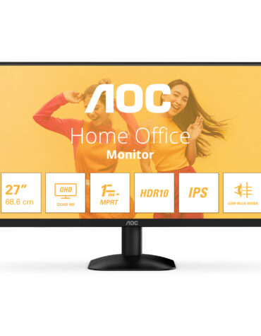 AOC B3 Q27B35E computer monitor 68,6 cm (27") 2560 x 1440 Pixels Quad HD LED Zwart
