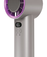 Verbatim Cool 'n' Go Ice Touch Handventilator - Grijs/Paars