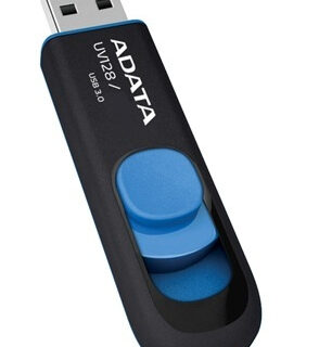 ADATA DashDrive UV128 32GB USB flash drive USB Type-A 3.2 Gen 1 (3.1 Gen 1) Zwart, Blauw