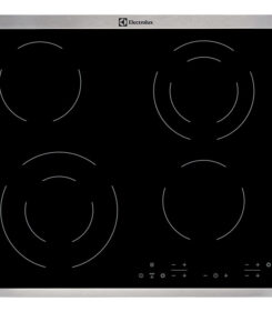 Electrolux EHF6342XOK kookplaat Zwart Ingebouwd Keramisch 4 zone(s)