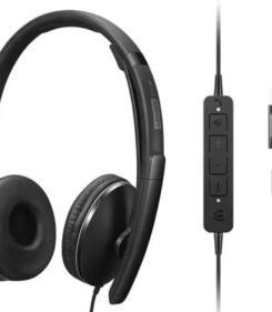 Lenovo 4XD1M45627 hoofdtelefoon/headset Bedraad Hoofdband USB Type-C Zwart