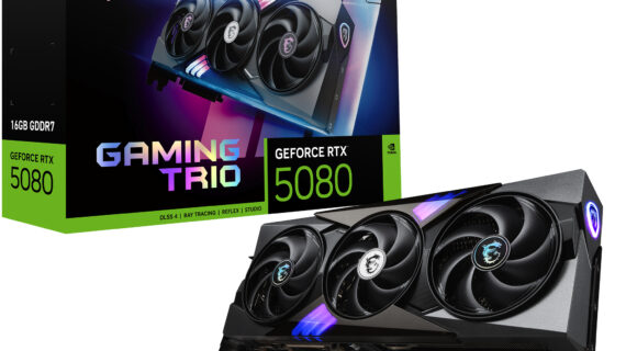 MSI GAMING GEFORCE RTX 5080 16G TRIO OC videokaart NVIDIA 16 GB GDDR7