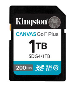 Kingston Technology Canvas Go! Plus 1TB SDXC Canvas Go Plus Gen4 200MB/s C10 UHS-I U3 V30