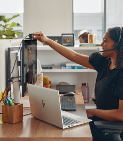HP Poly Blackwire 3220 Stereo USB-C Headset + USB-C/A adapter